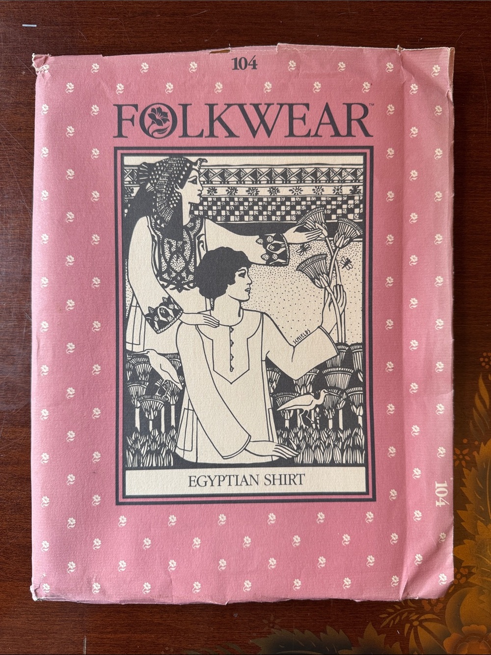 FOLKWEAR pattern Egyptian Shirt